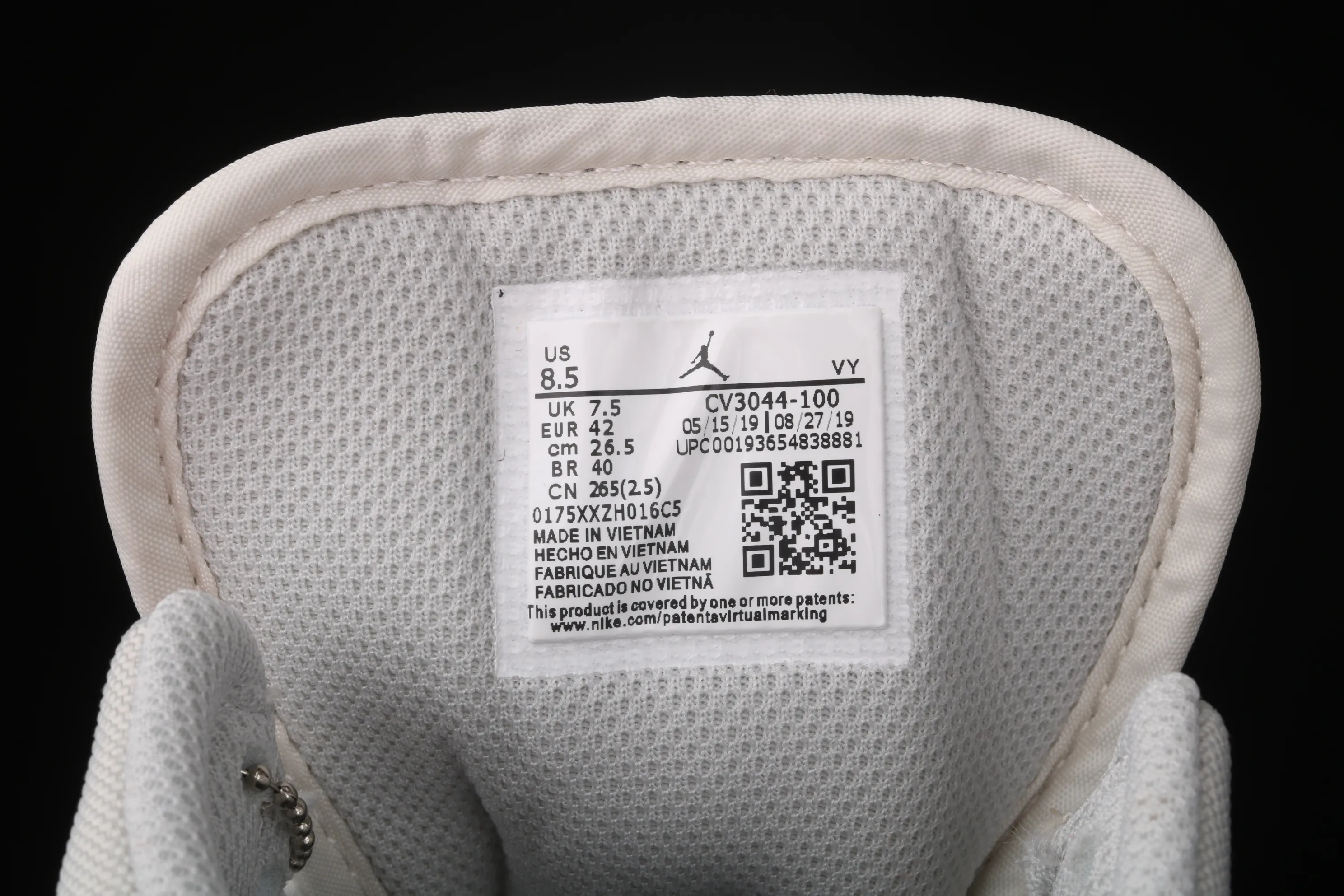 All categories Air Jordan Jordan series basketball shoes Air Jordan 1 Mid Air Jordan 1 Mid AJ1 Joe 1 Khaki Milan light gray beige stitching milky white mid-top CV3044-100